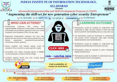 A-ESDP on Augmenting the Skill-Set for New Generation Cyber Security Entrepreneur