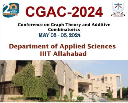 ग्राफ सिद्धांत और एडिटिव कॉम्बिनेटोरिक्स पर सम्मेलन, 03-05 मई, 2024