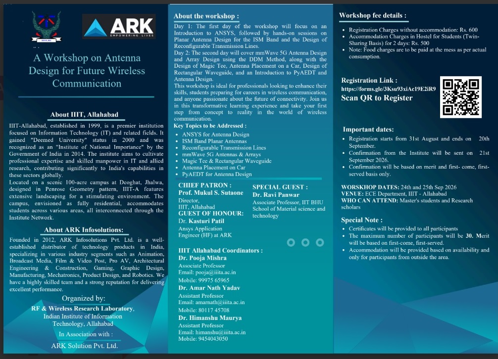 A workshop on Antenna design for future wireless communication
