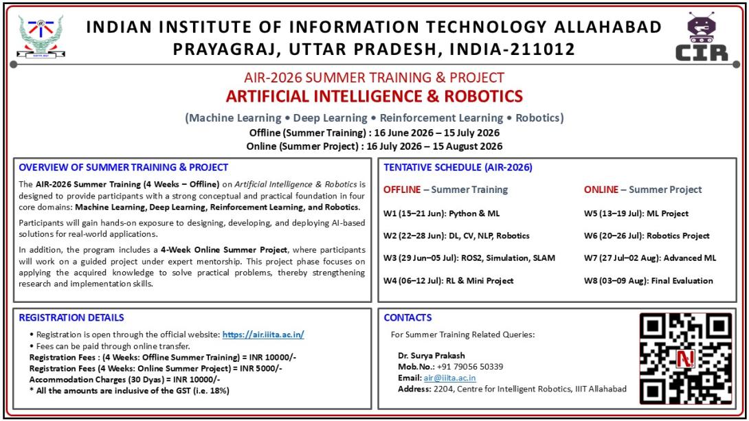 AIR-2026 Summer Training & Project