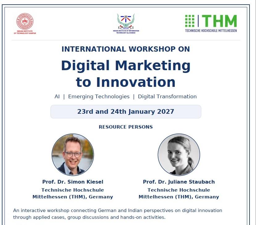 International Workshop on Digital Marketing to Innovation: AI, Emerging Technologies and Digital Transformation