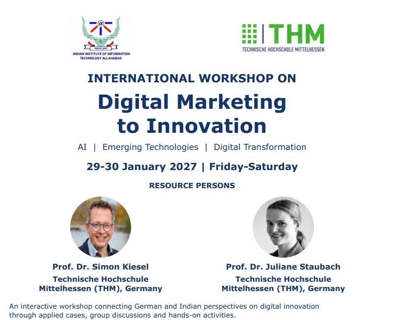 International Workshop on Digital Marketing to Innovation: AI, Emerging Technologies and Digital Transformation
