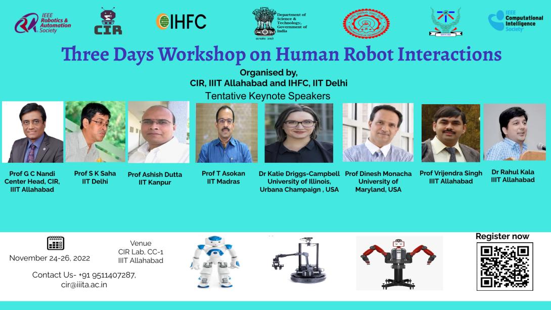 Three Days Workshop On Human Robot Interactions