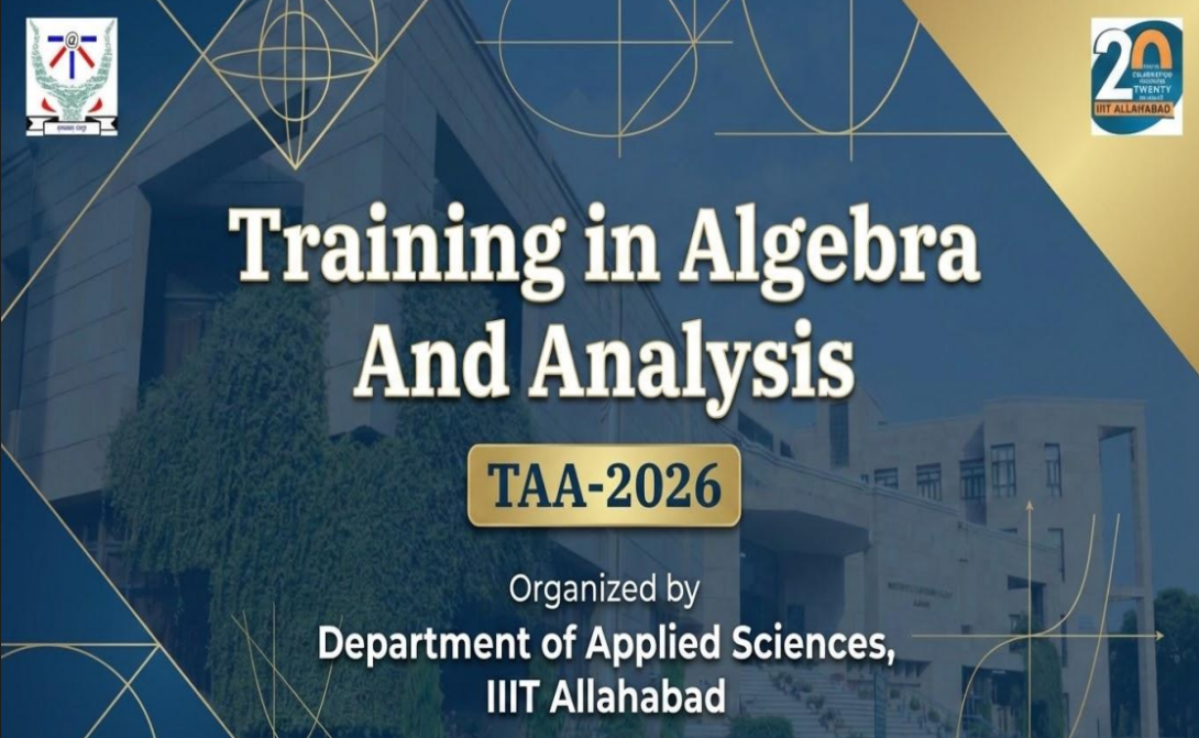 About the workshop:  Algebra and Analysis are two fundamental pillars of Mathematics, forming the foundation of numerous advanced areas with significant applications across almost all disciplines in which Mathematics is involved